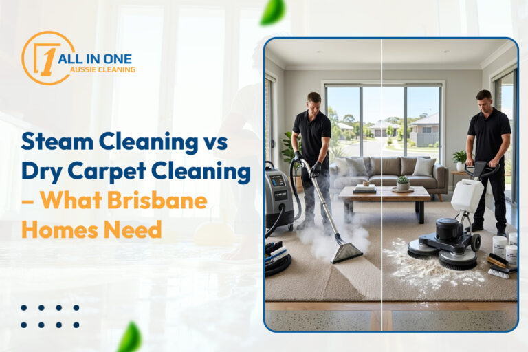 Steam Cleaning vs Dry Carpet Cleaning – What Brisbane Homes Need